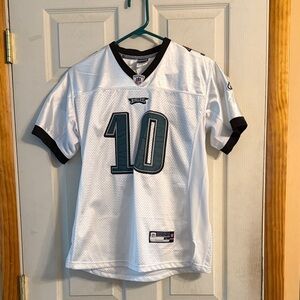 Kids White and Black Football Jersey